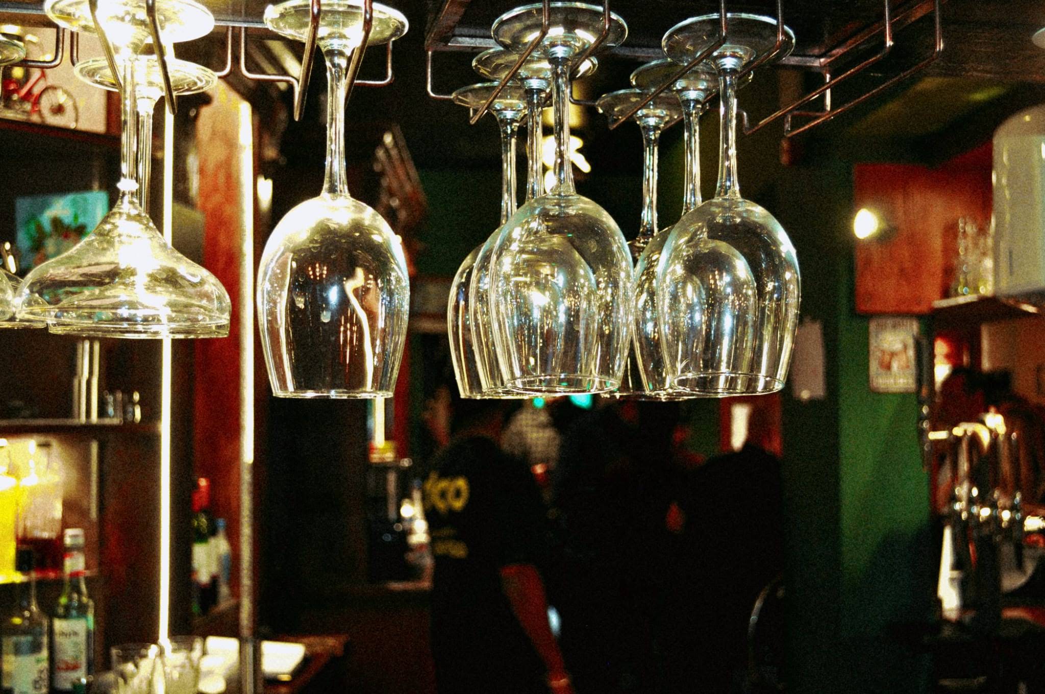 The bar at the Foresters Arms