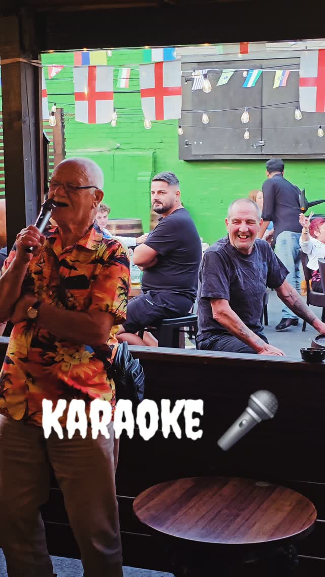 The microphone is yours — original Foresters Arms Instagram image