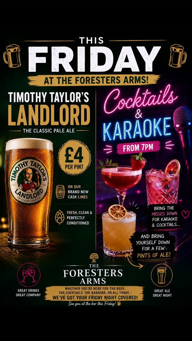 Cask, cocktails & karaoke — original Foresters Arms Instagram image